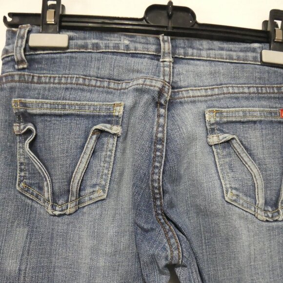 BABY BLUE JEANS | size 25 | Blue Distressed Denim Jeans - Picture 11 of 16